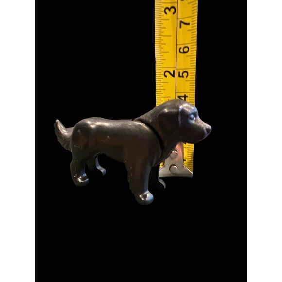 2000s‎ Playmobil Black Newfoundland Dog Figure, Toy Dogs Dollhouse Animals - Picture 1 of 4
